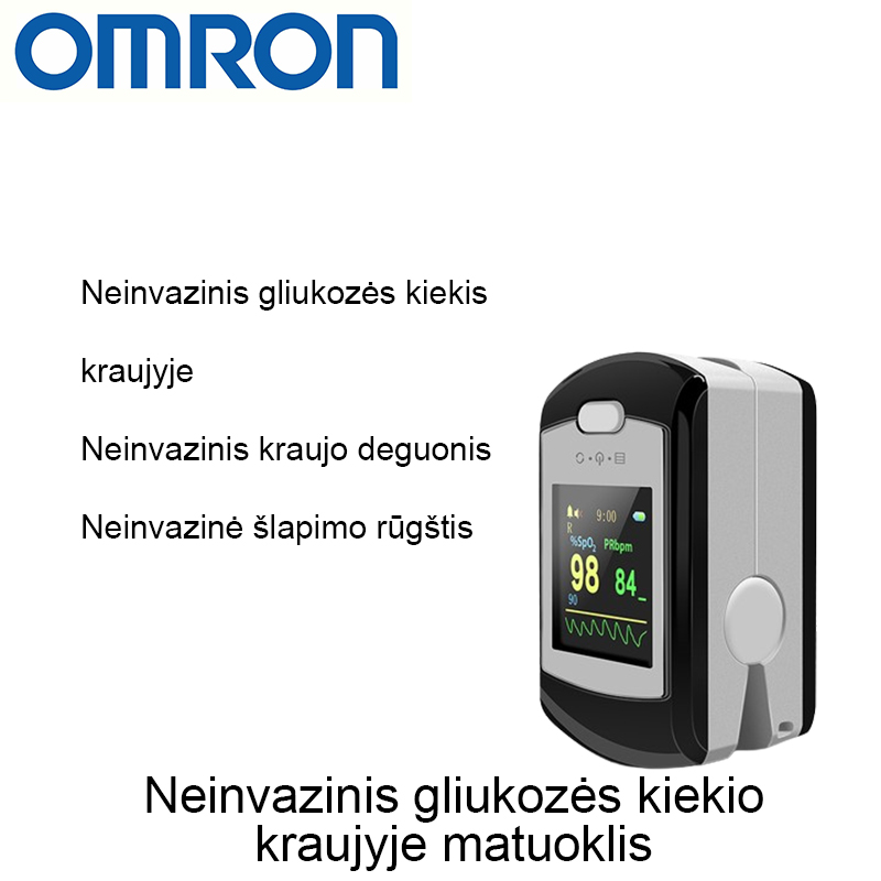 neinvazinis cukraus kiekis kraujyje + neinvazinis kraujo deguonis + neinvazinė šlapimo rūgštis