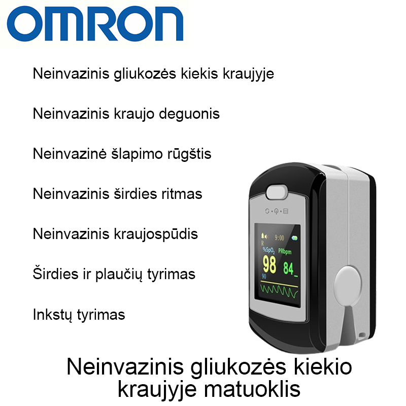 neinvazinis gliukozės kiekio kraujyje matavimas+neinvazinis kraujo deguonies matavimas+neinvazinis šlapimo rūgšties matavimas+neinvazinis širdies ritmo matavimas+neinvazinis kraujospūdžio tyrimas+kardiopulmoninis tyrimas+inkstų tyrimas